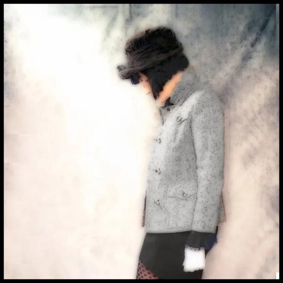 Blazer Tweed Multi Fleck, Fall Winter Double Breasted Jacket -- 50s Vintage! - Picture 7 of 16